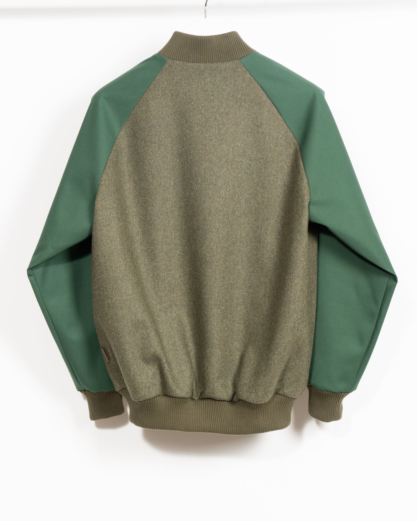 BLOC VARSITY JACKET - Ivy Green