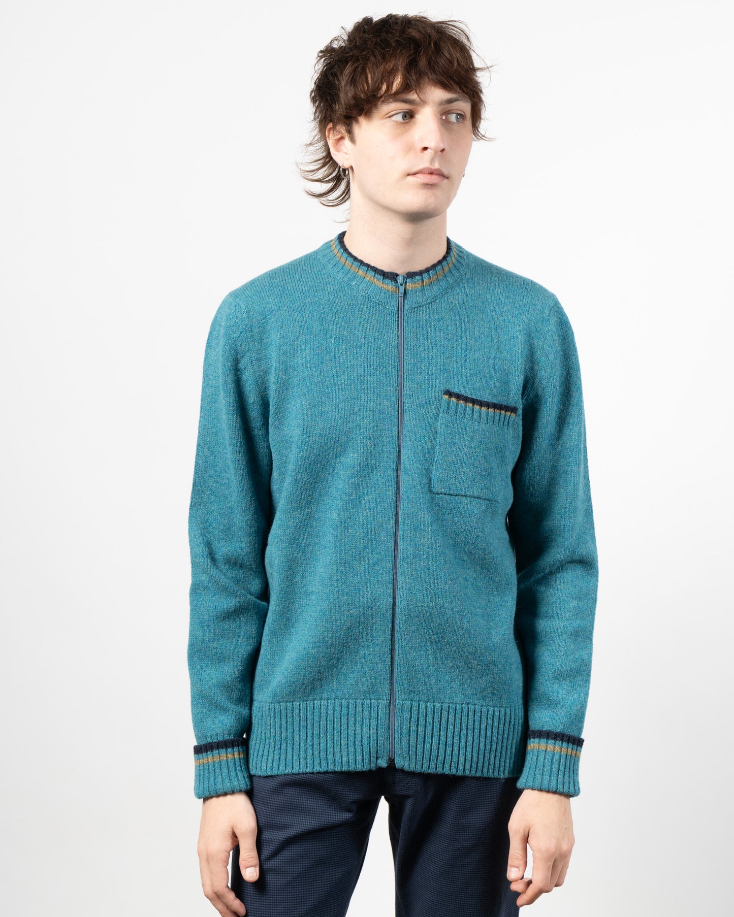 JOOK CARDIGAN - Kingfisher Blue