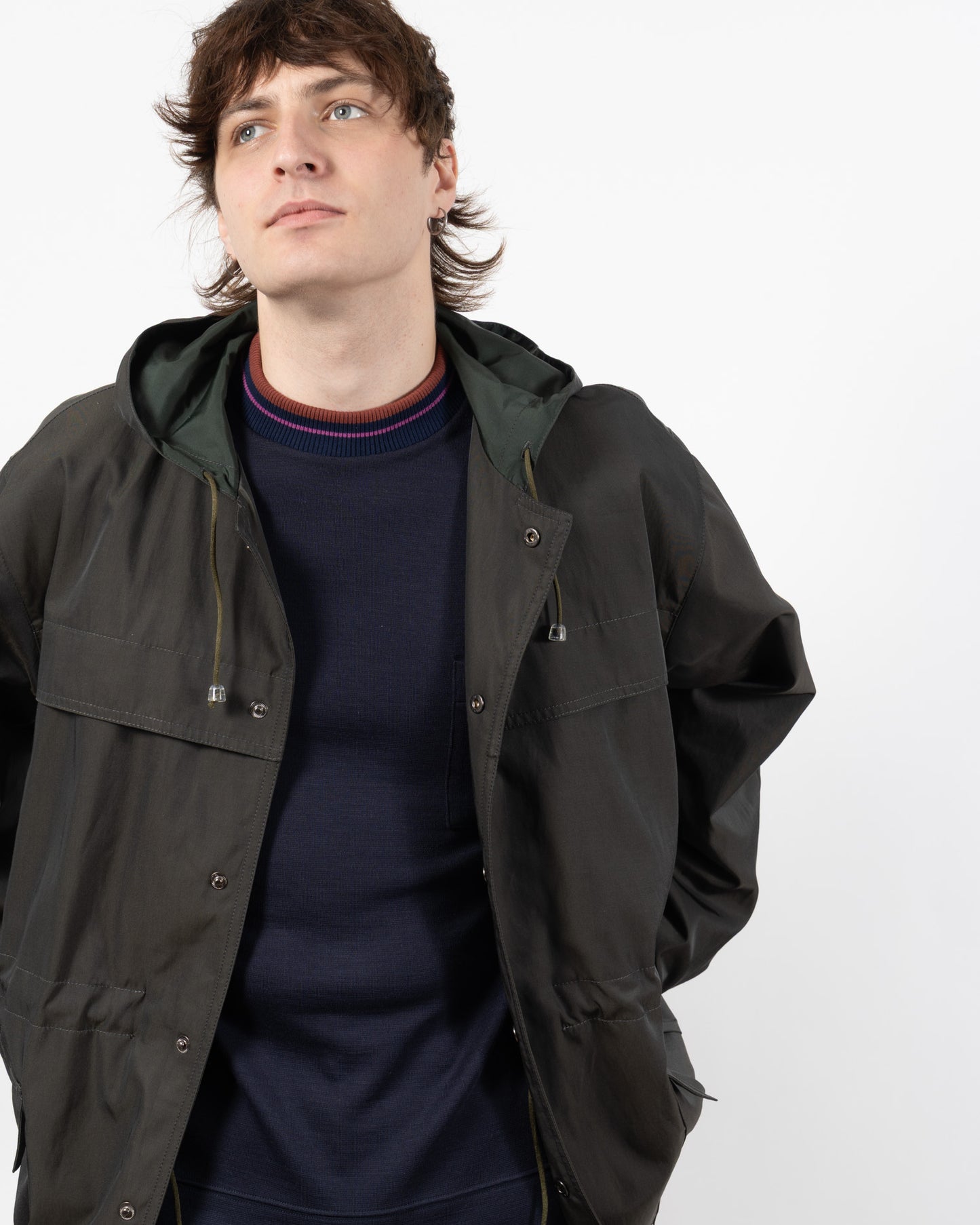 KNACK ANORAK - Dark Olive