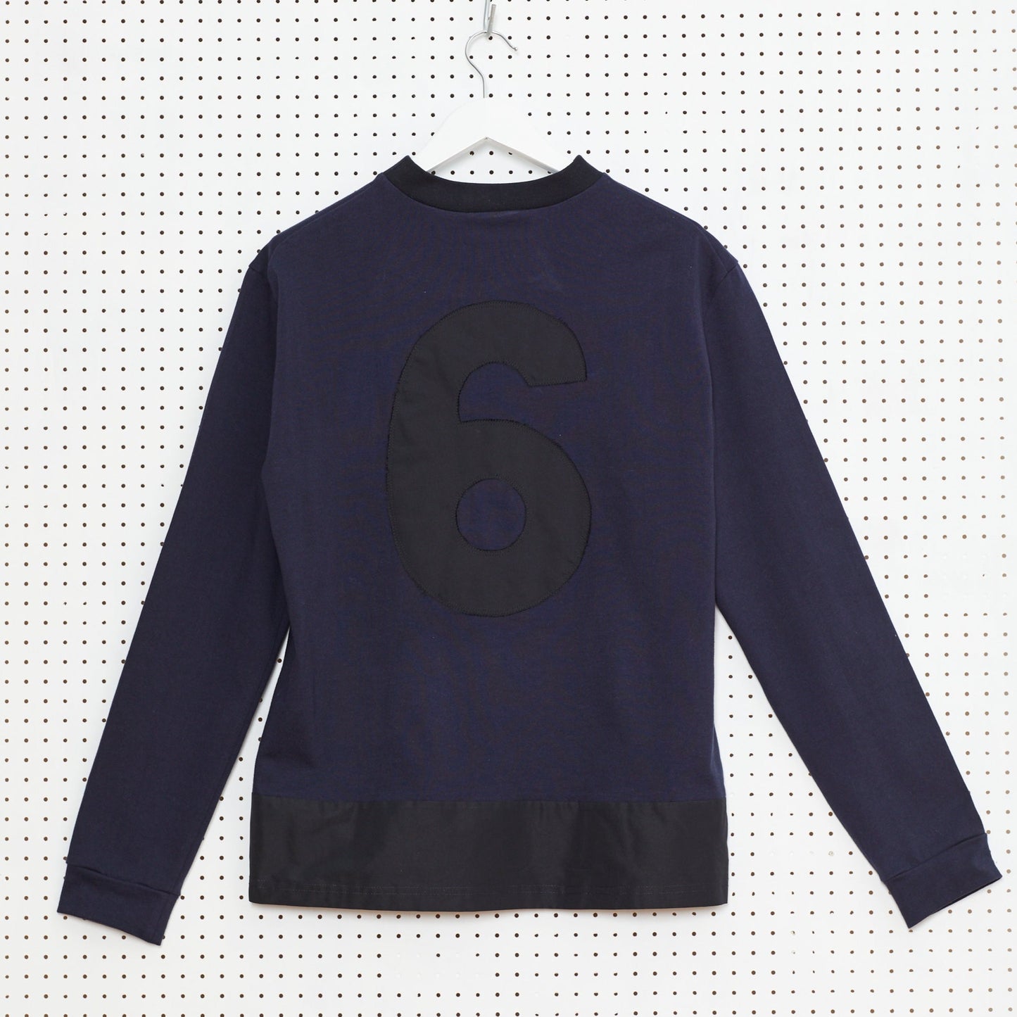 ZINE Long sleeve T-shirt 6 panel (Navy Blue)