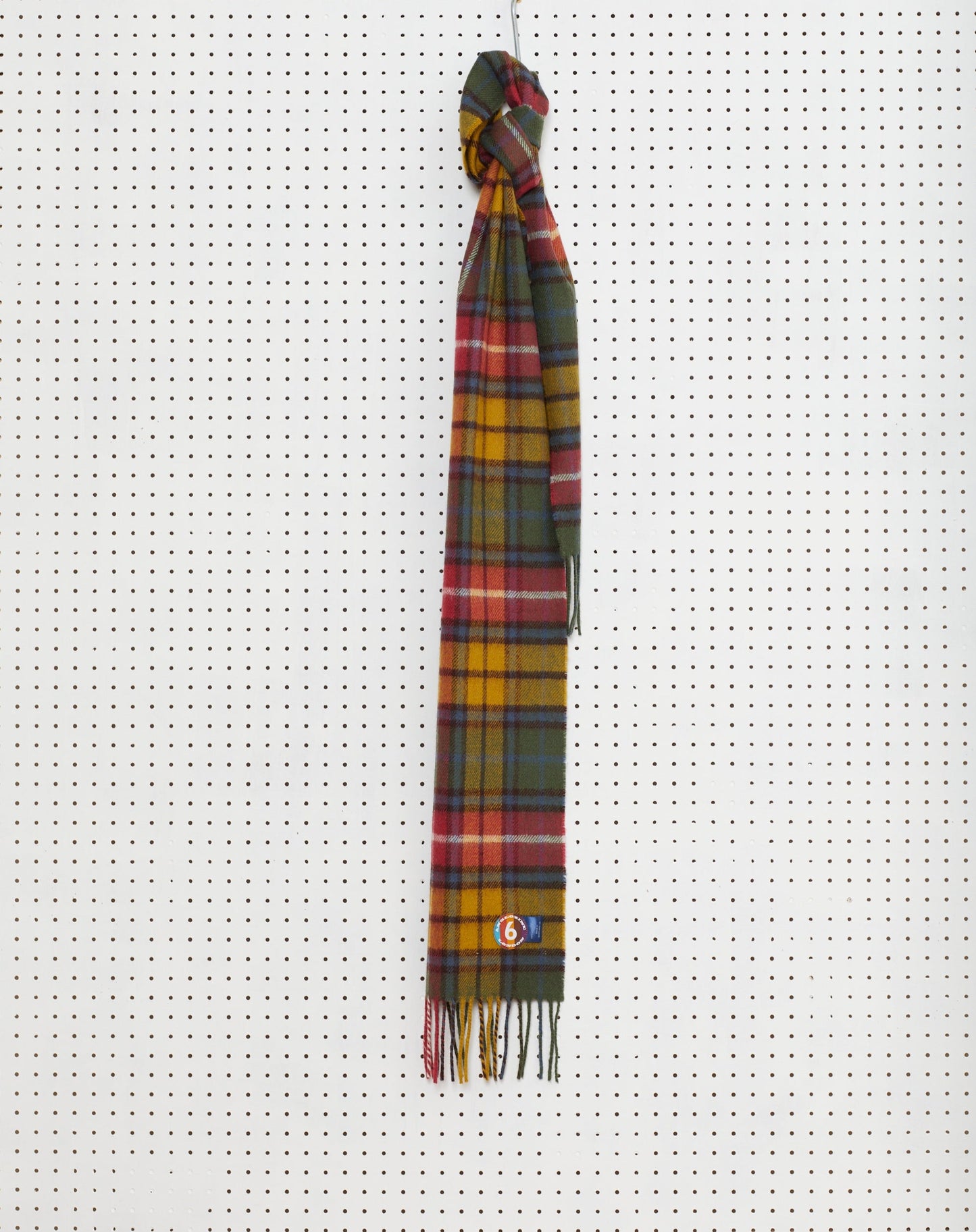 TARTAN Lambswool scarf (Orange)