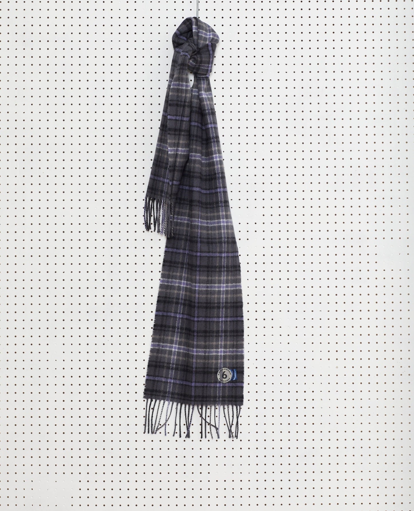 TARTAN Lambswool scarf (Grey)