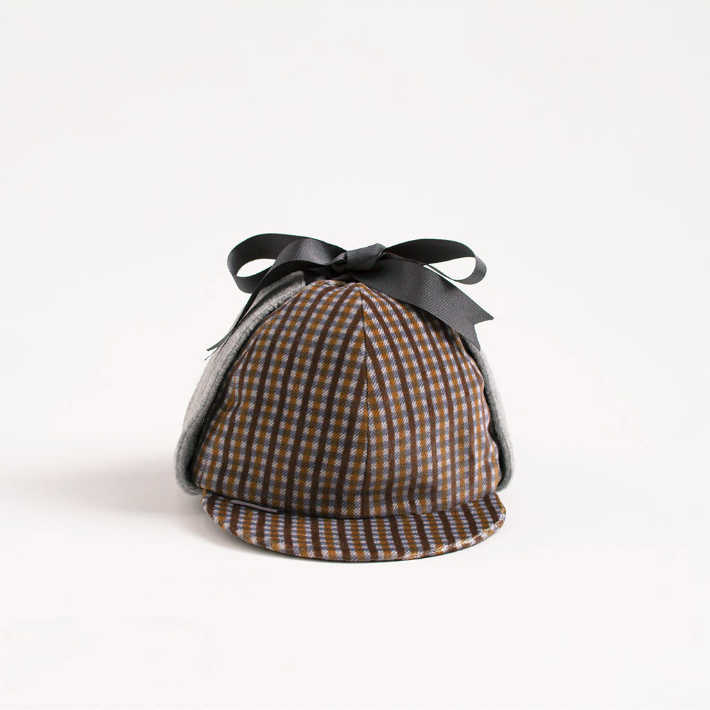 DON - Deerstalker micro check hat (Toffee)