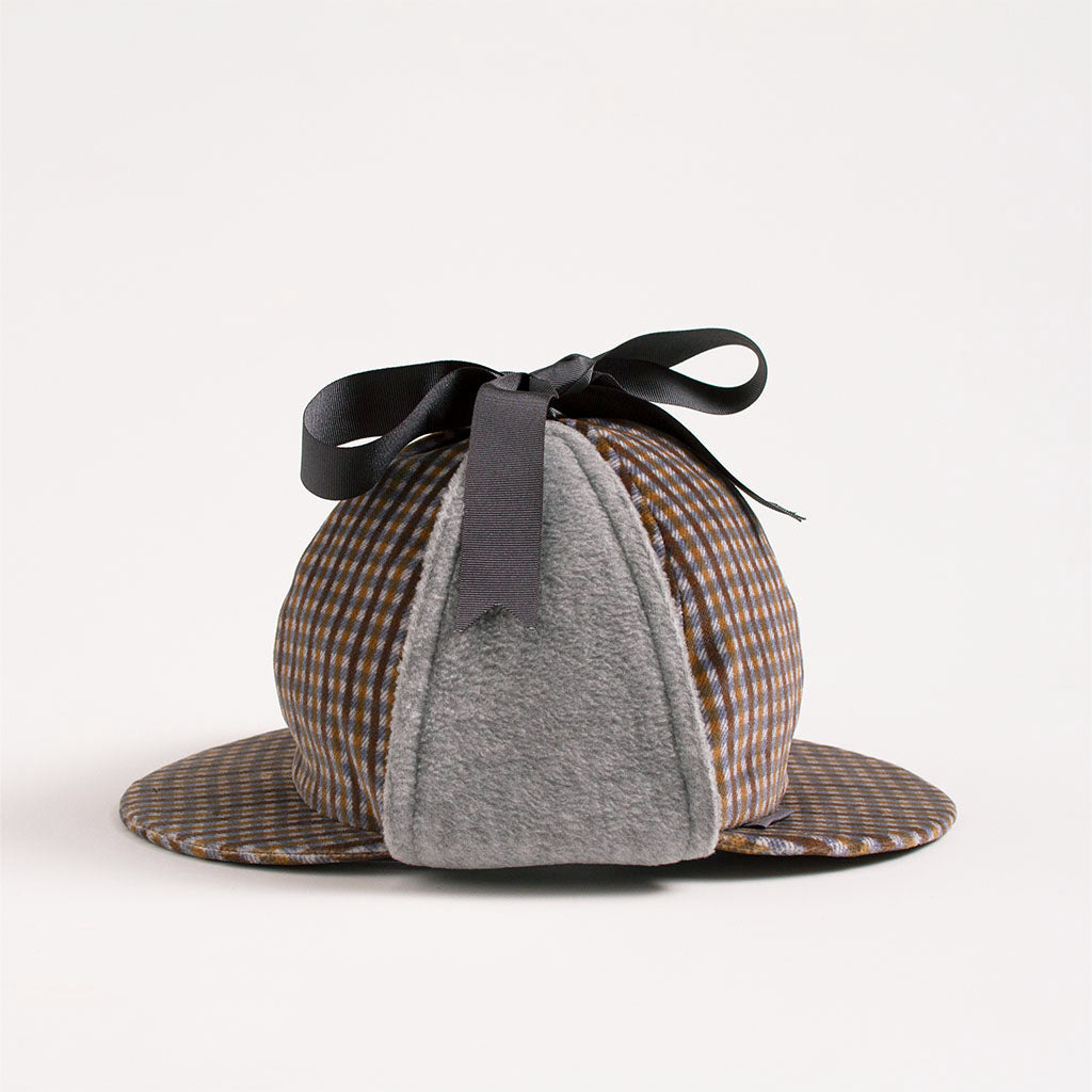 DON - Deerstalker micro check hat (Toffee)