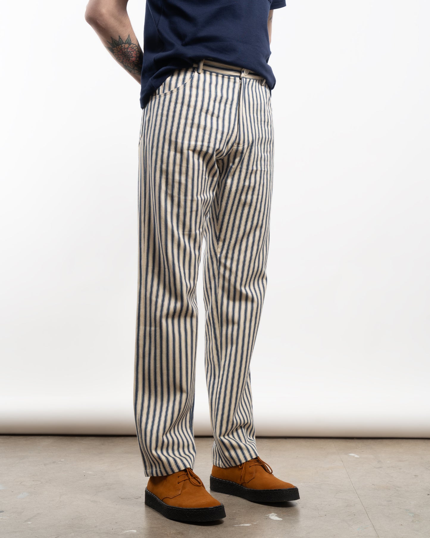 026 Stripe jean - Indigo