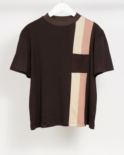 SUB Panel T-shirt - Brown