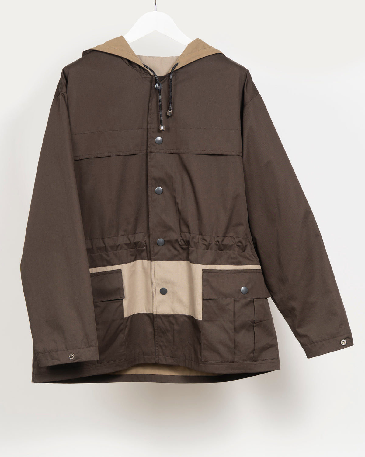 KNACK Panel anorak - Brown