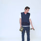 MONO Sweatshirt tank top (Navy)