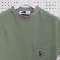 VOTE Raglan reflective panel T-shirt (Sage Green)