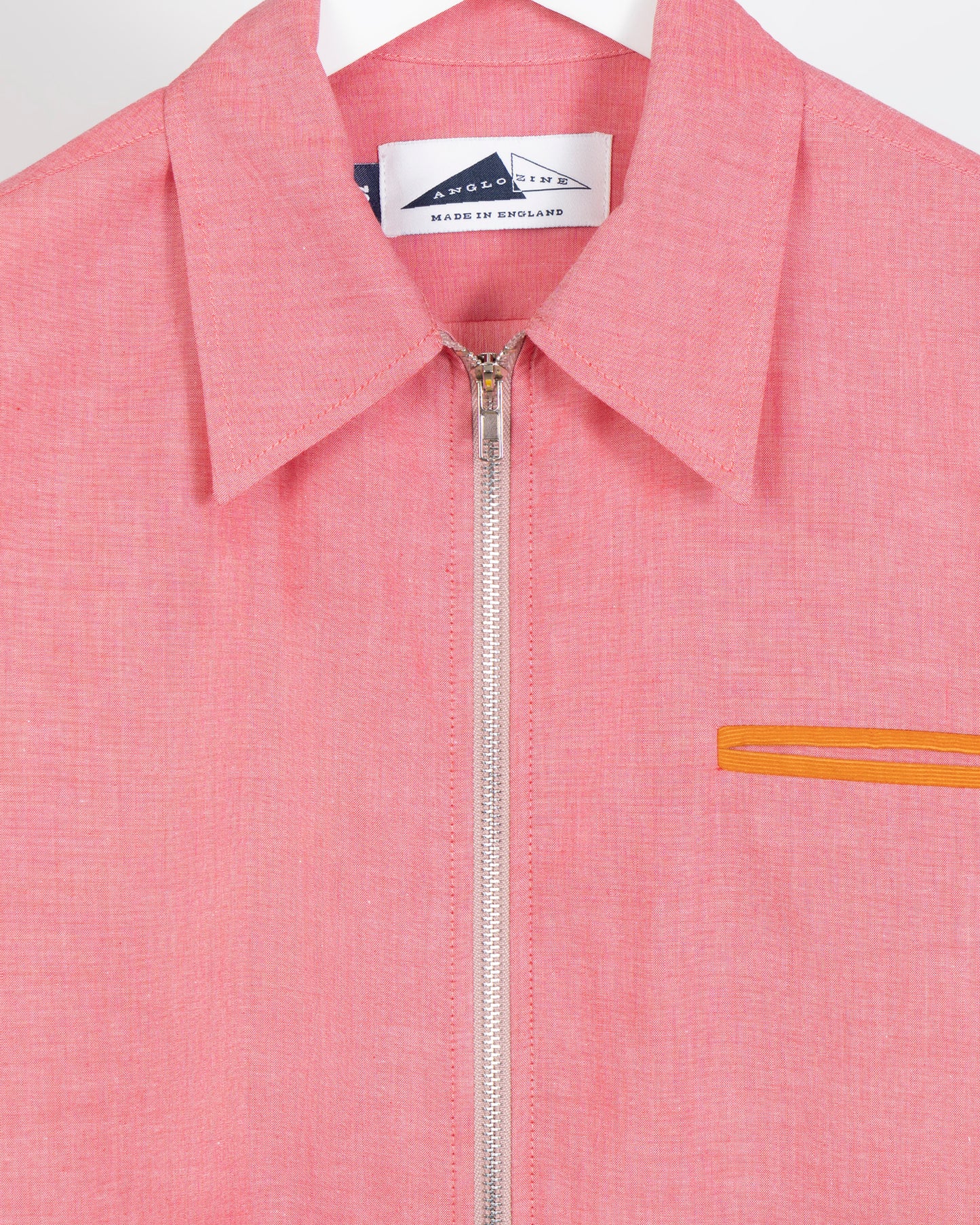 YARD Needle cord trim shirt - Pink
