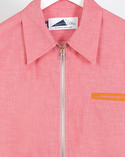 YARD Needle cord trim shirt - Pink
