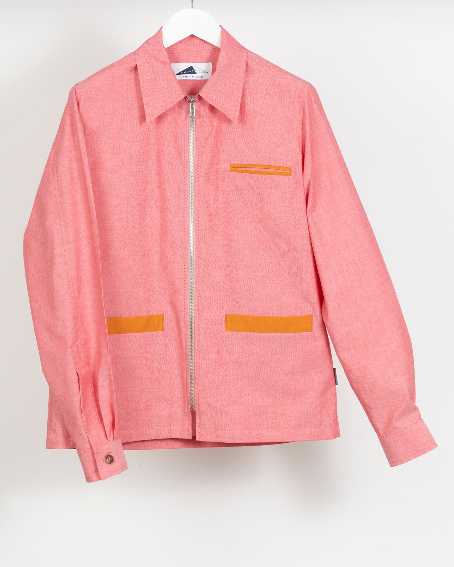 YARD Needle cord trim shirt - Pink