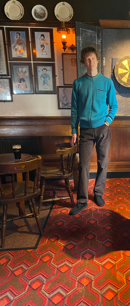 JOOK CARDIGAN - Kingfisher Blue