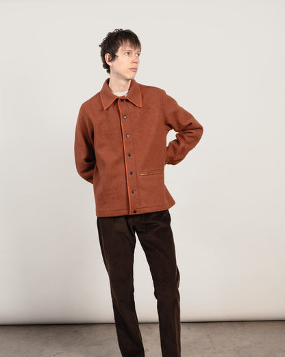 GIRARD Wool shirt - Burnt Orange