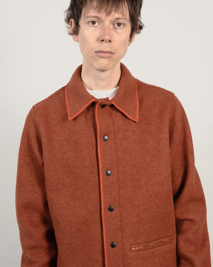GIRARD Wool shirt - Burnt Orange