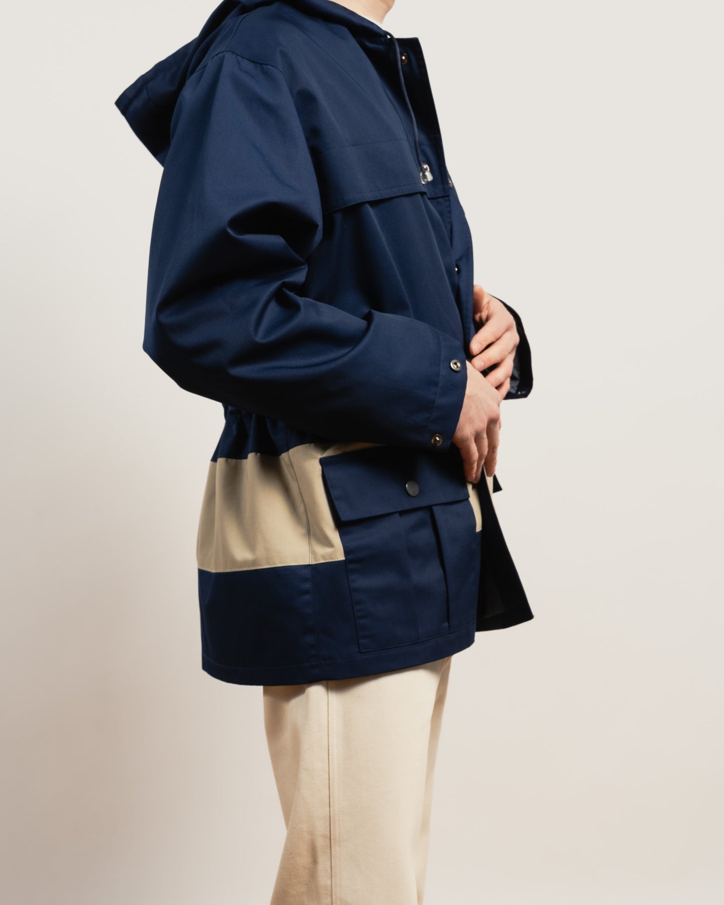 KNACK Panel anorak - Navy