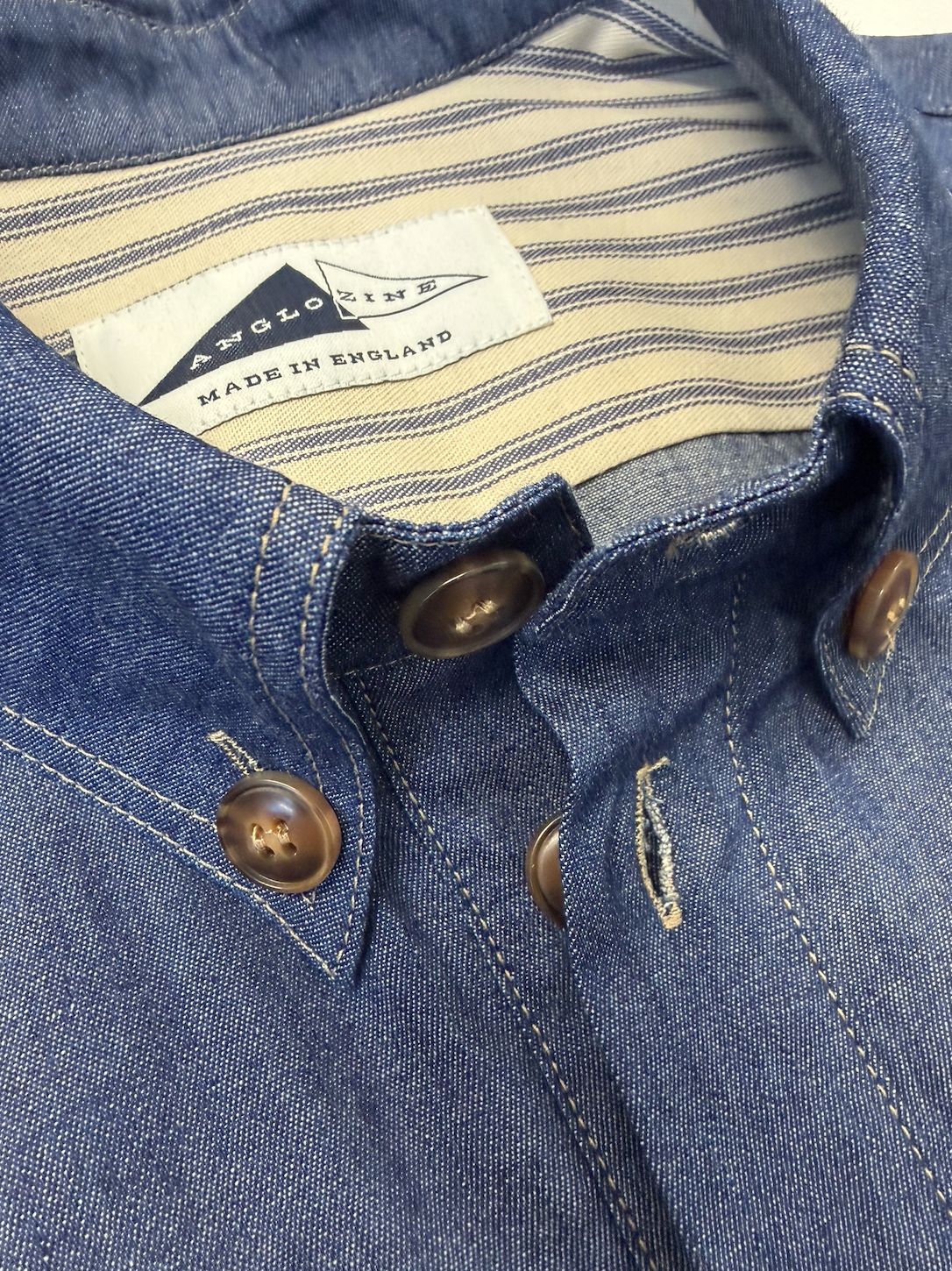 MAYNE Pop-Over Shirt - Indigo