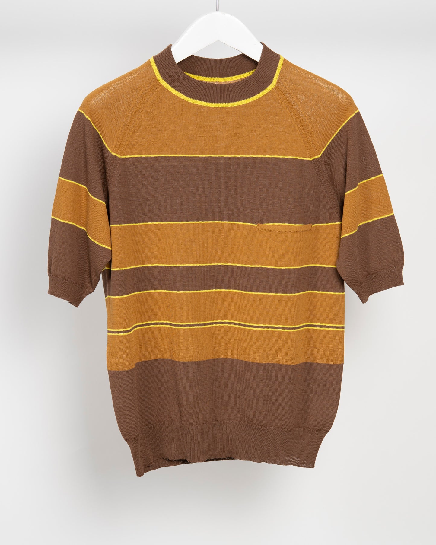 SOLERI Fine Gauge T-shirt - Coffee
