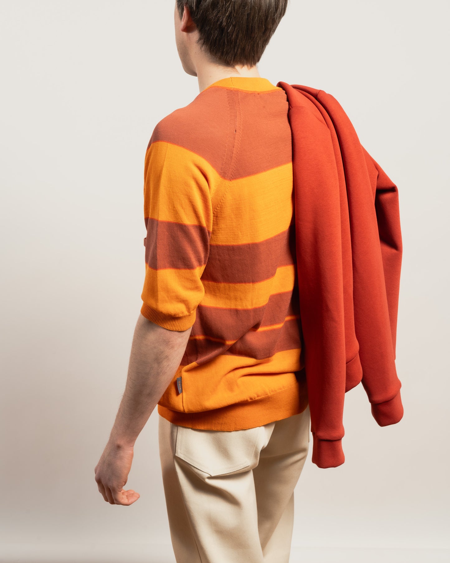 SOLERI Fine Gauge T-shirt - Orange