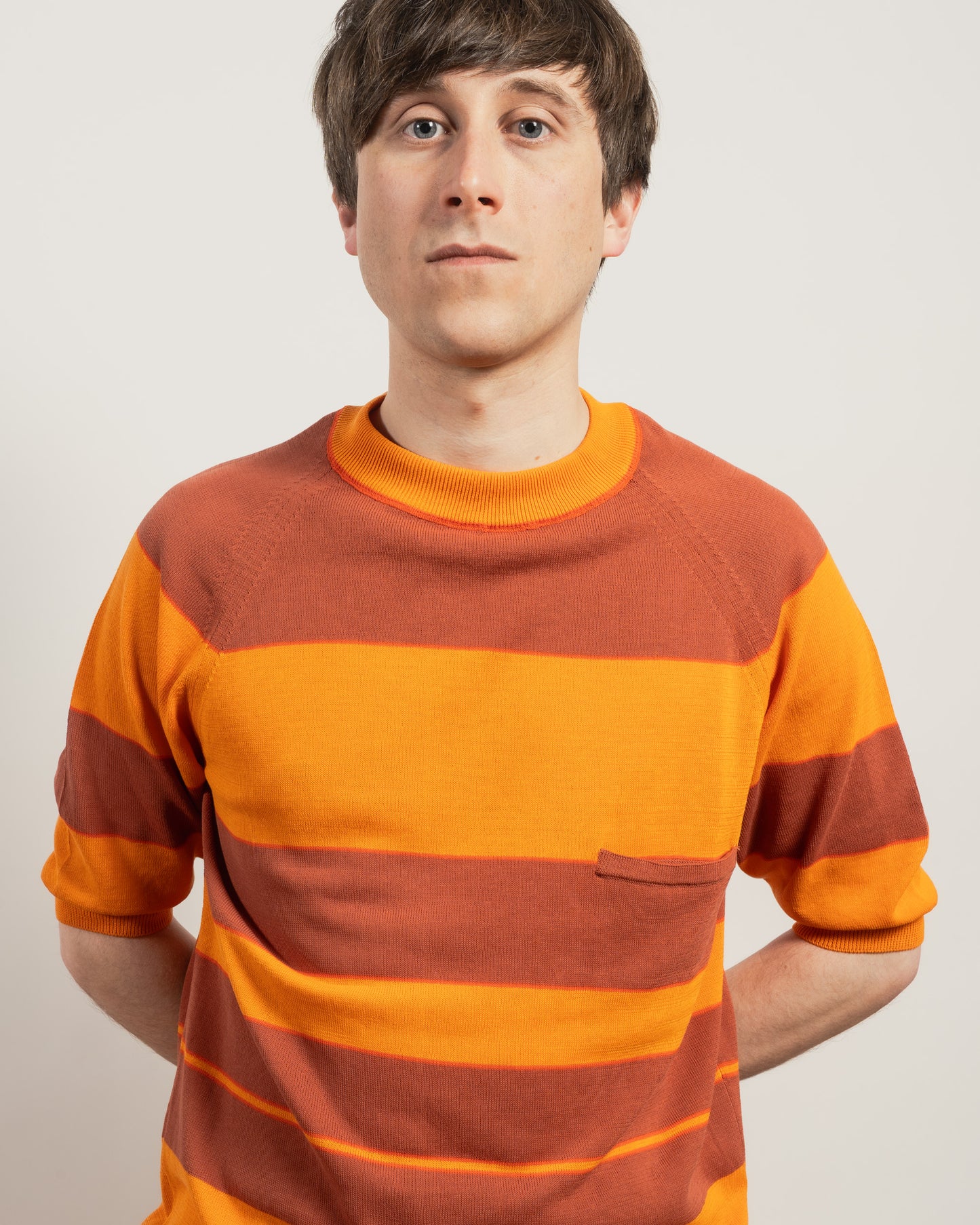 SOLERI Fine Gauge T-shirt - Orange