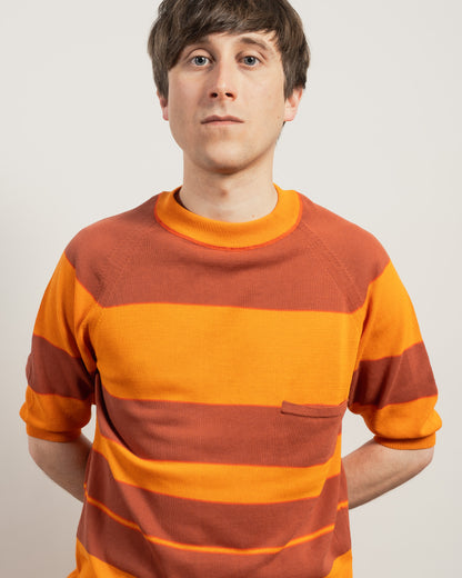 SOLERI Fine Gauge T-shirt - Orange