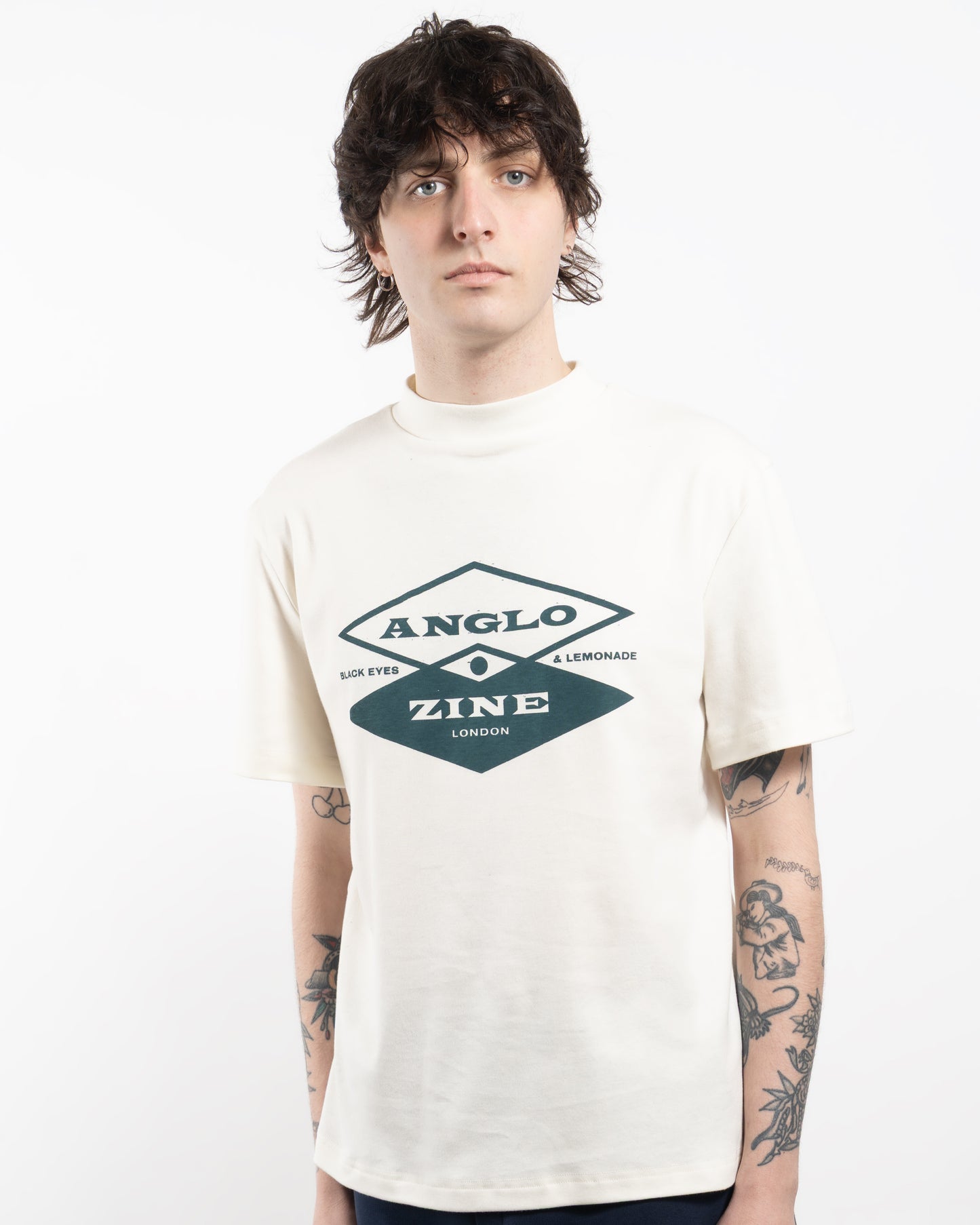 BEPPO Printed T-shirt - Chalk