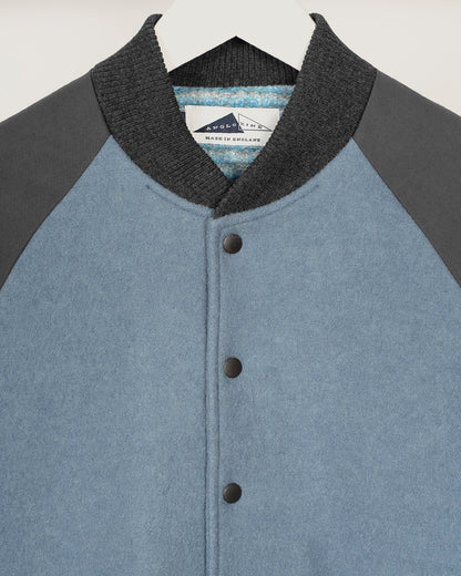 BLOC Varsity Jacket - Duck Egg Blue