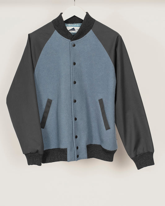 BLOC Varsity Jacket - Duck Egg Blue