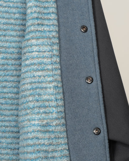 BLOC Varsity Jacket - Duck Egg Blue