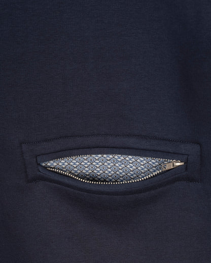 CASPER - Mock V Sweatshirt Blues