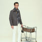 TARTAN Lambswool scarf (Grey)