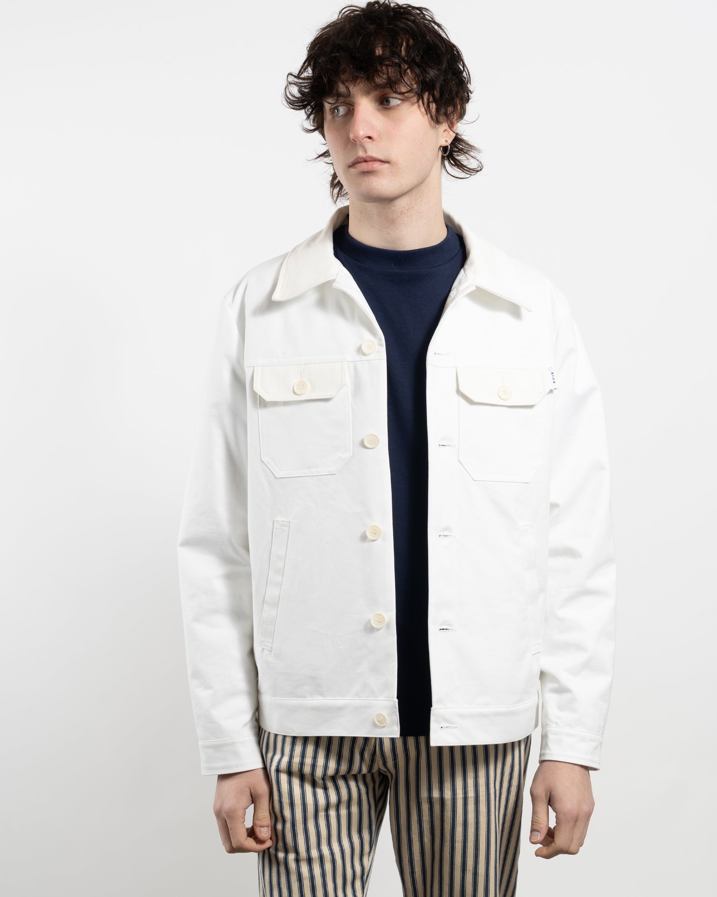 GENE Trucker jacket - Chalk white