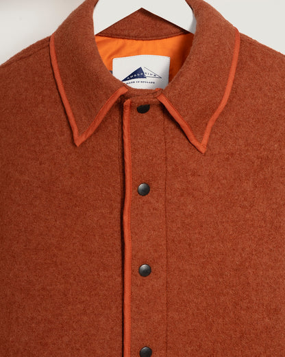 GIRARD Wool shirt - Burnt Orange