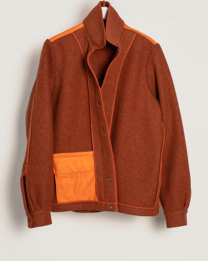 GIRARD Wool shirt - Burnt Orange