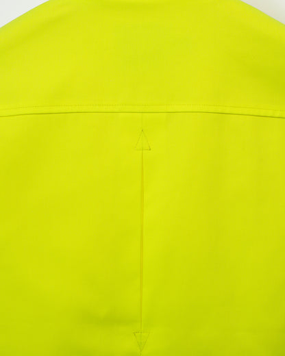 ISLAND Button down collar jacket  - Neon yellow