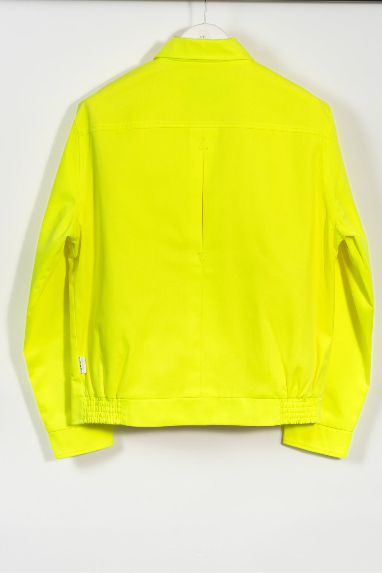 ISLAND Button down collar jacket  - Neon yellow