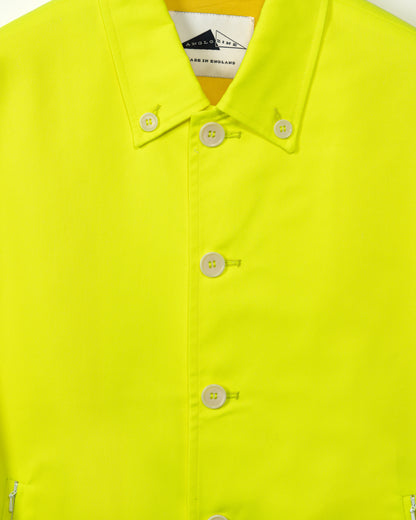 ISLAND Button down collar jacket  - Neon yellow