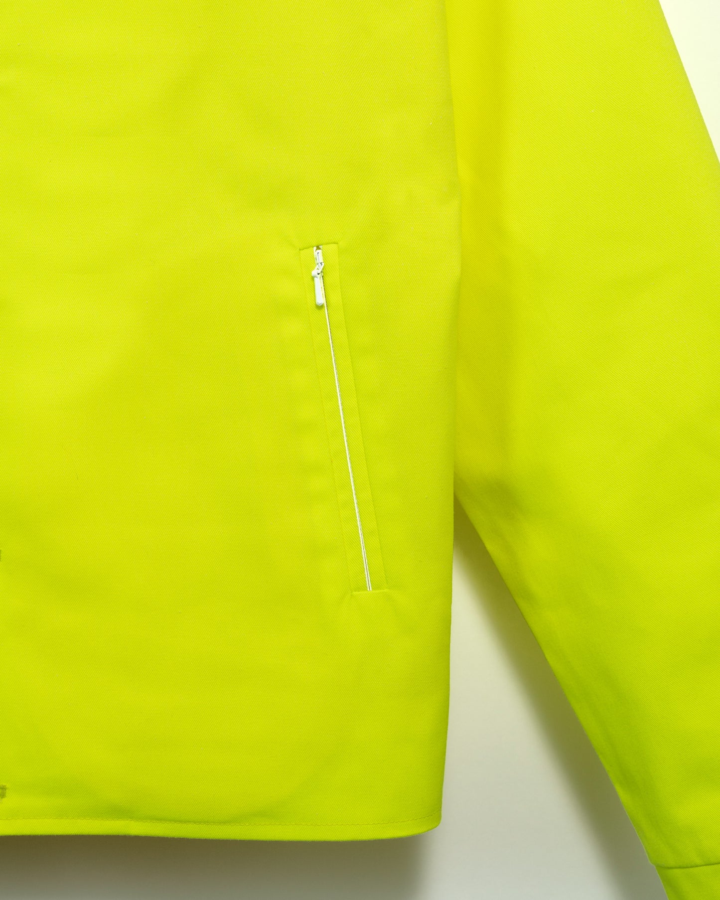 ISLAND Button down collar jacket  - Neon yellow