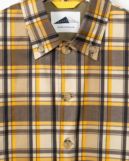 ISLAND Button down collar jacket - Toffee