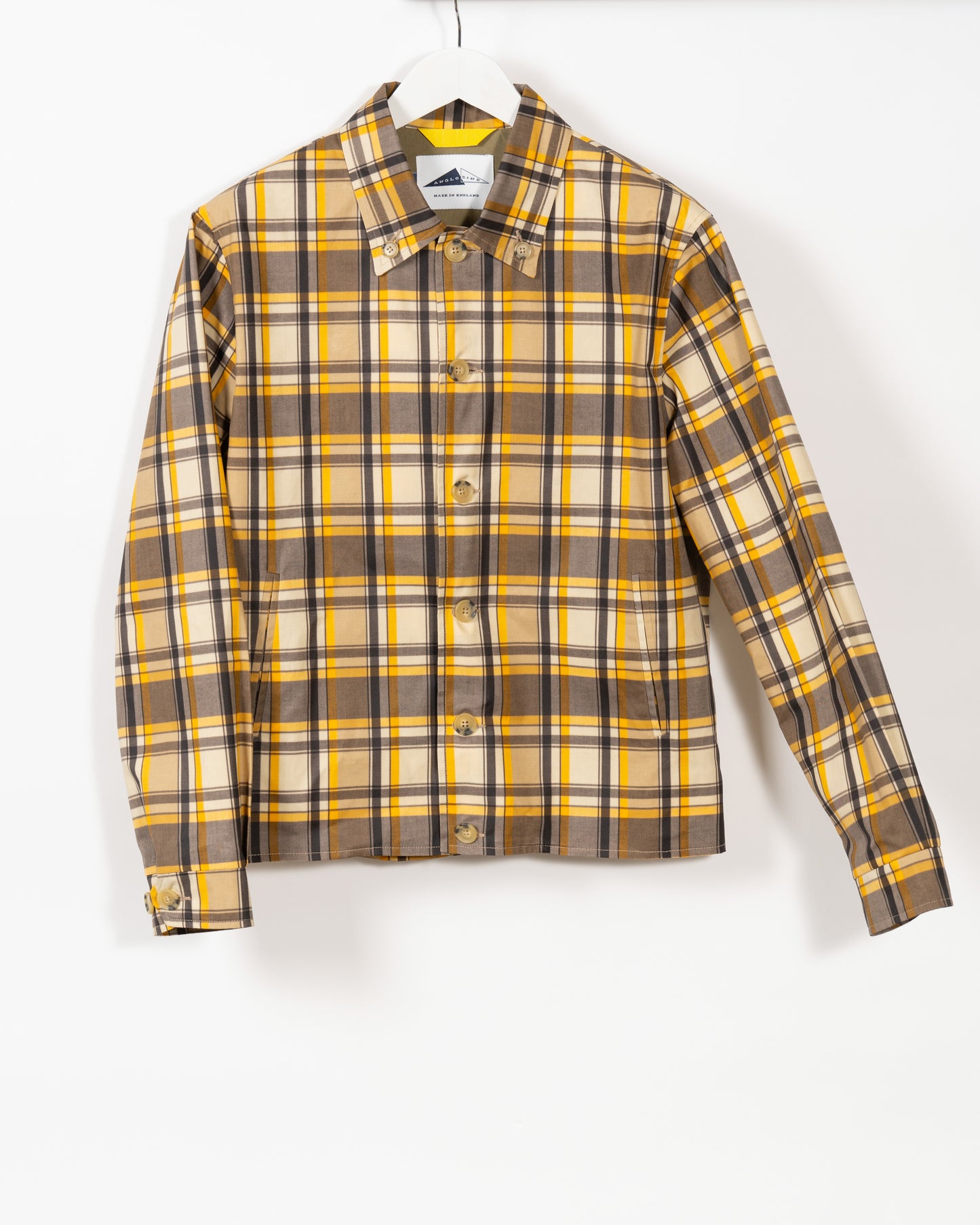 ISLAND Button down collar jacket - Toffee