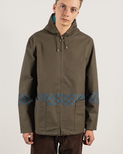 PAUSE Panel Windbreaker - Dark Olive
