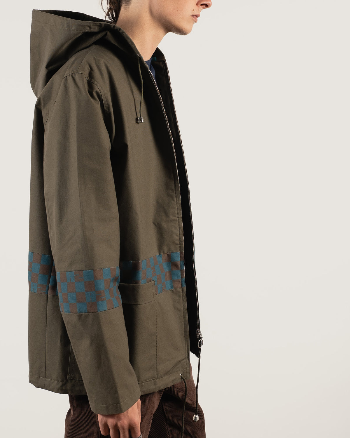 PAUSE Panel Windbreaker - Dark Olive