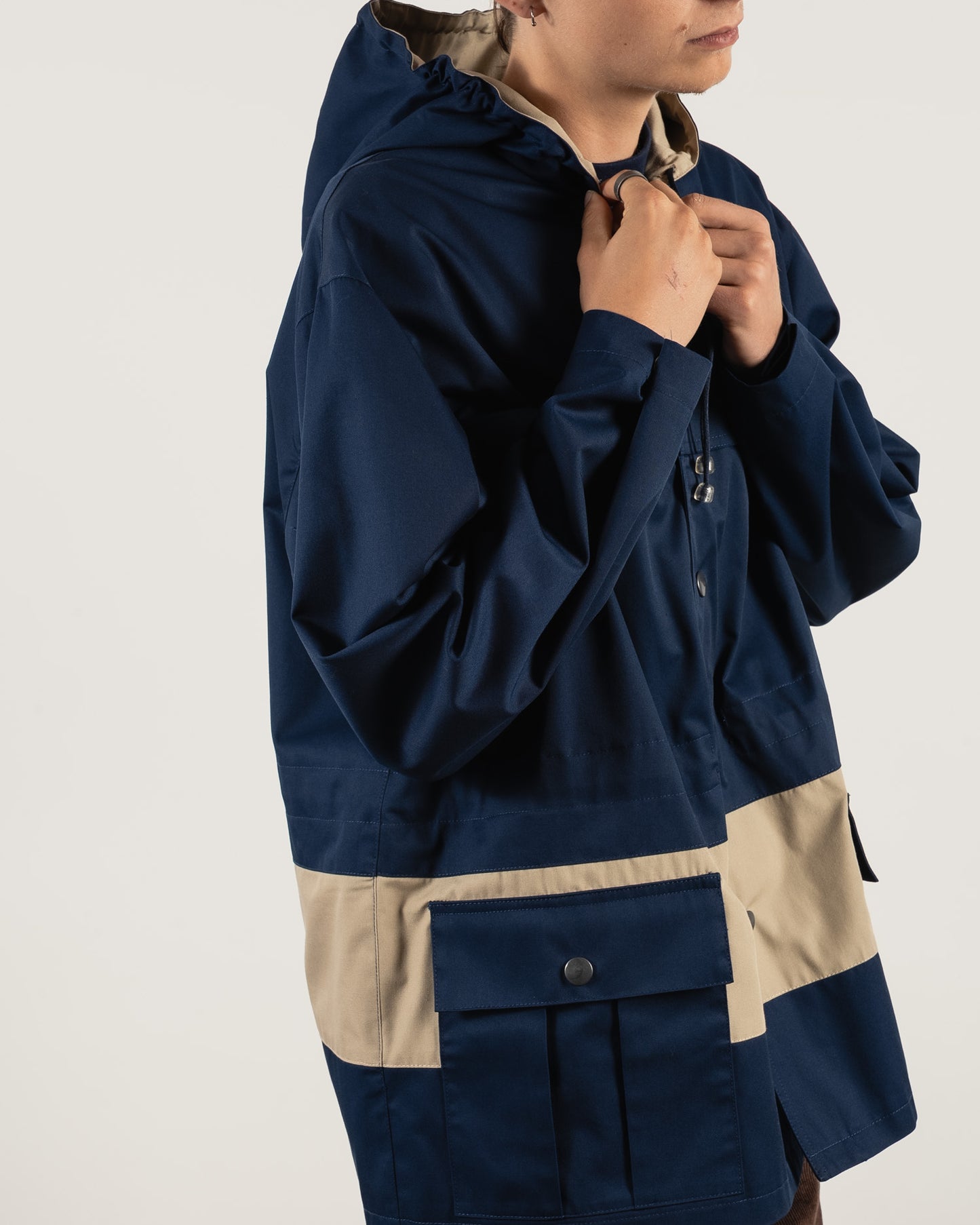 KNACK Panel anorak - Navy