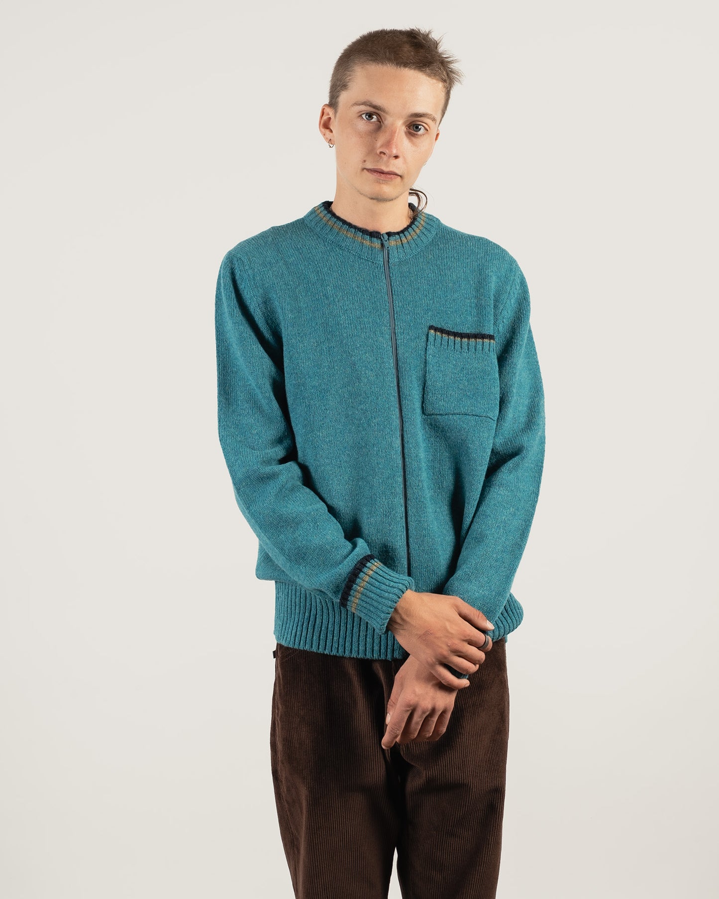 JOOK CARDIGAN - Kingfisher Blue