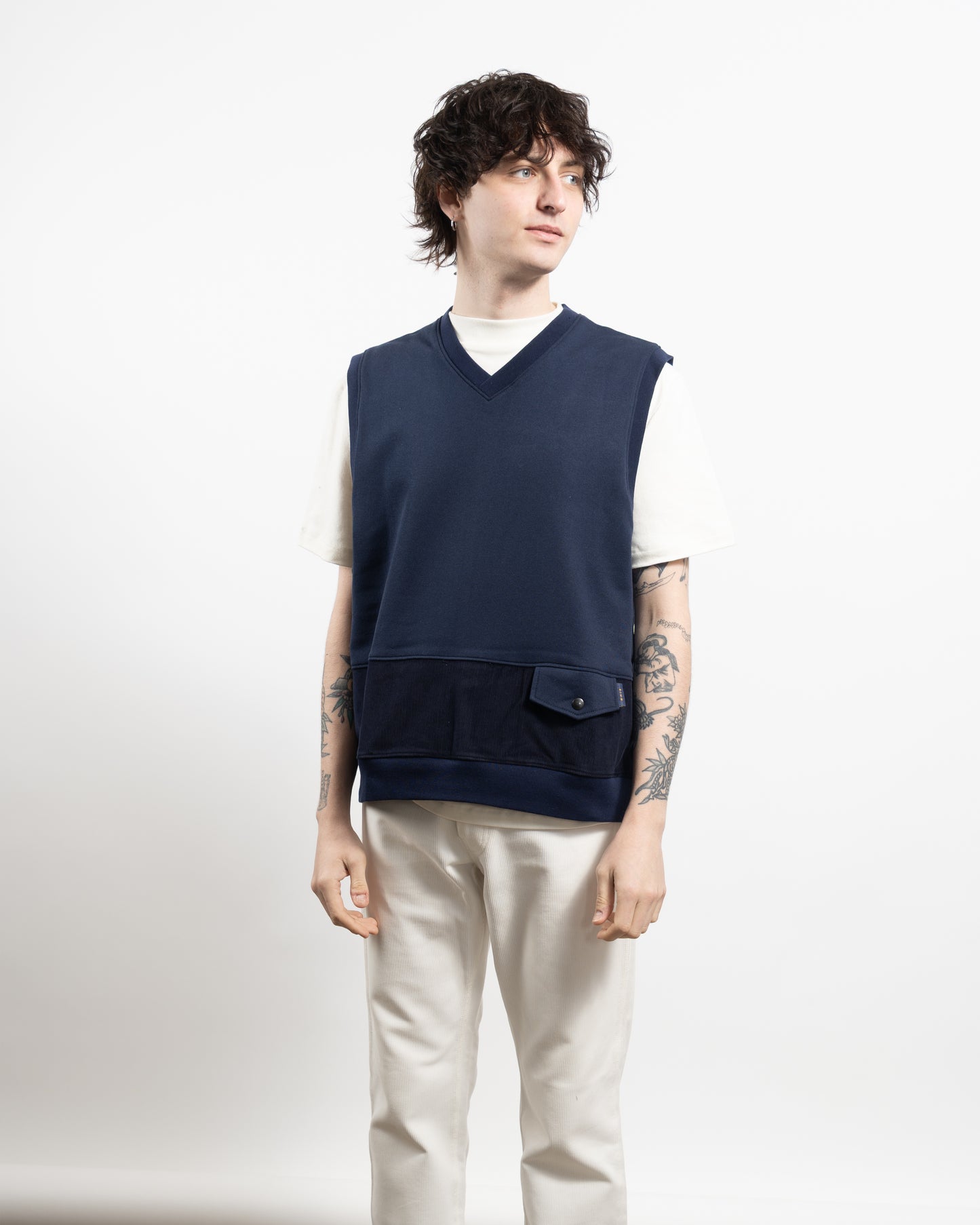 MONO Sleeveless sweatshirt - Navy