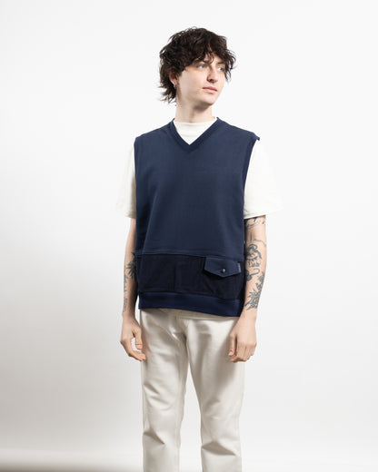 MONO Sleeveless sweatshirt - Navy