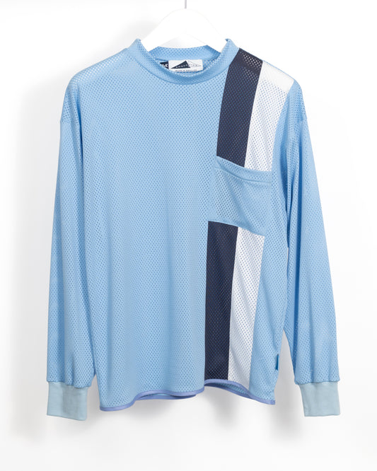 MOTO Aertex stripe jersey - Powder Blue