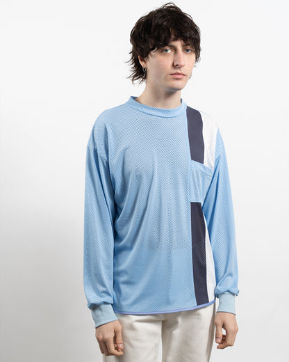 MOTO Aertex stripe jersey - Powder Blue