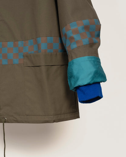 PAUSE Panel Windbreaker - Dark Olive