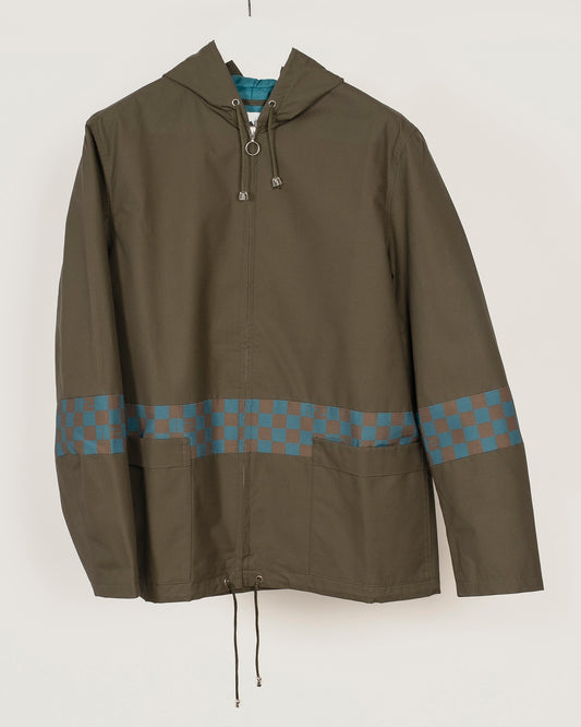 PAUSE Panel Windbreaker - Dark Olive